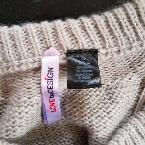 Love by Design Fair Isle Sweater sz Small - Picture 7 of 8